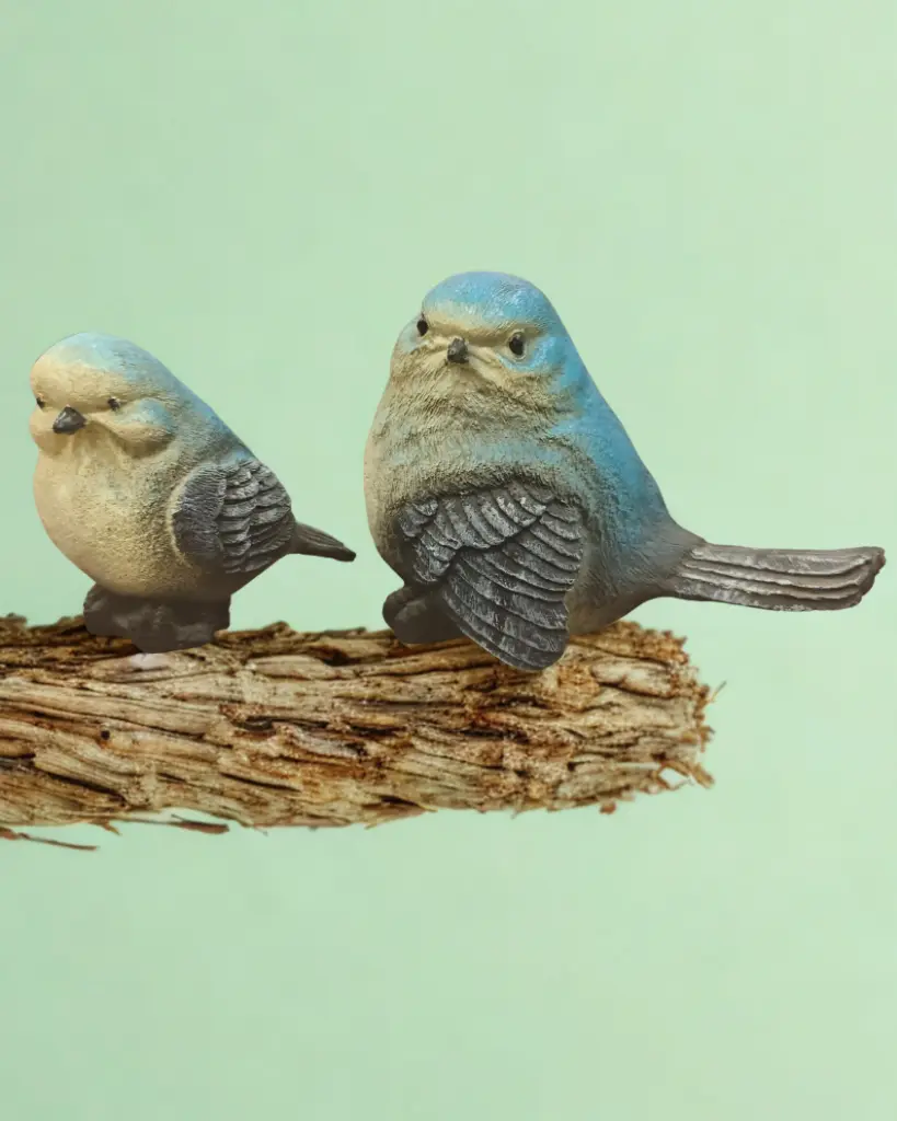 Sparrow set of 2 pieces, solid quality, natural detailing